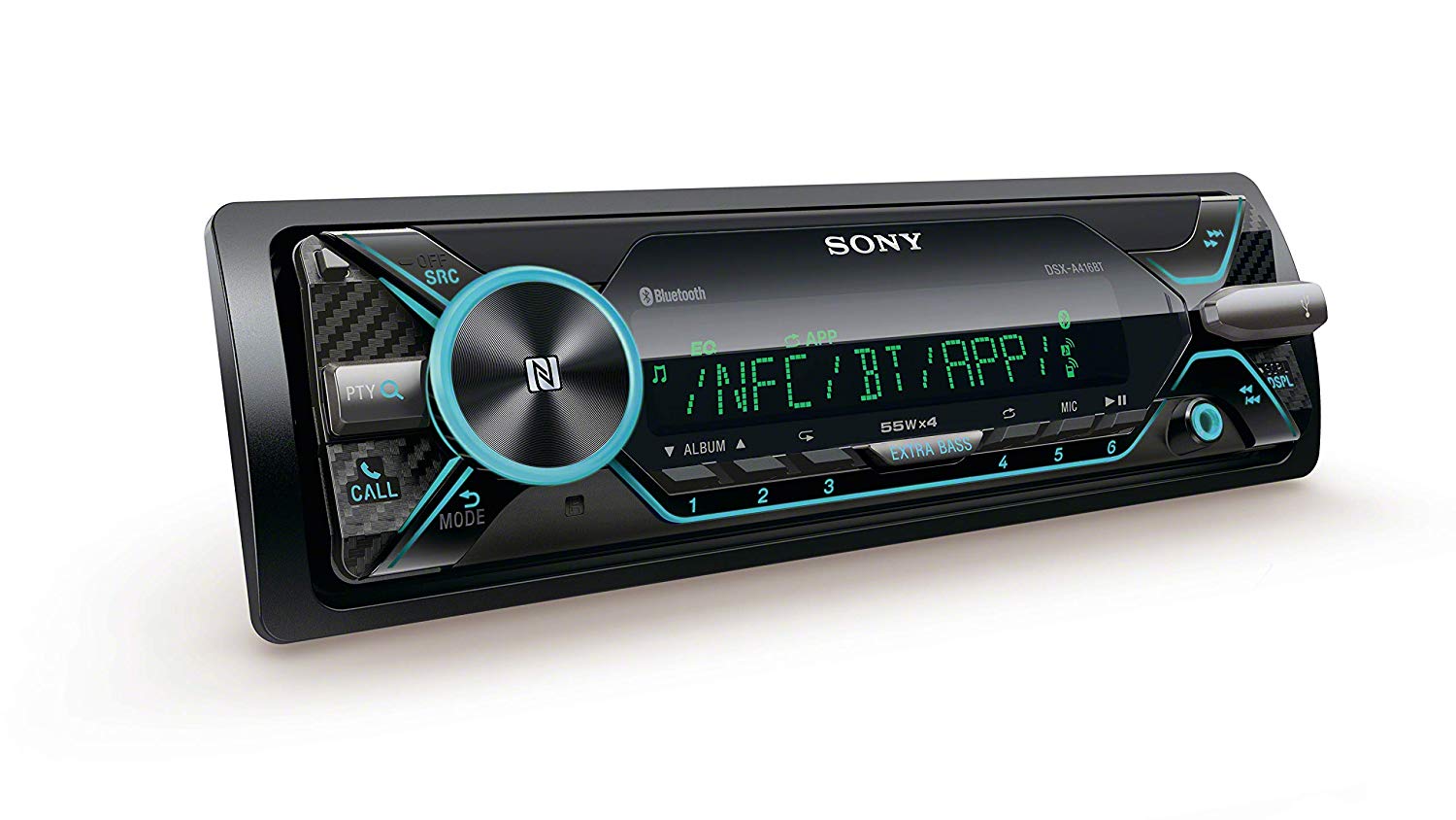 SONY DSX-A416BT - Autoradio (1DIN, Nero)