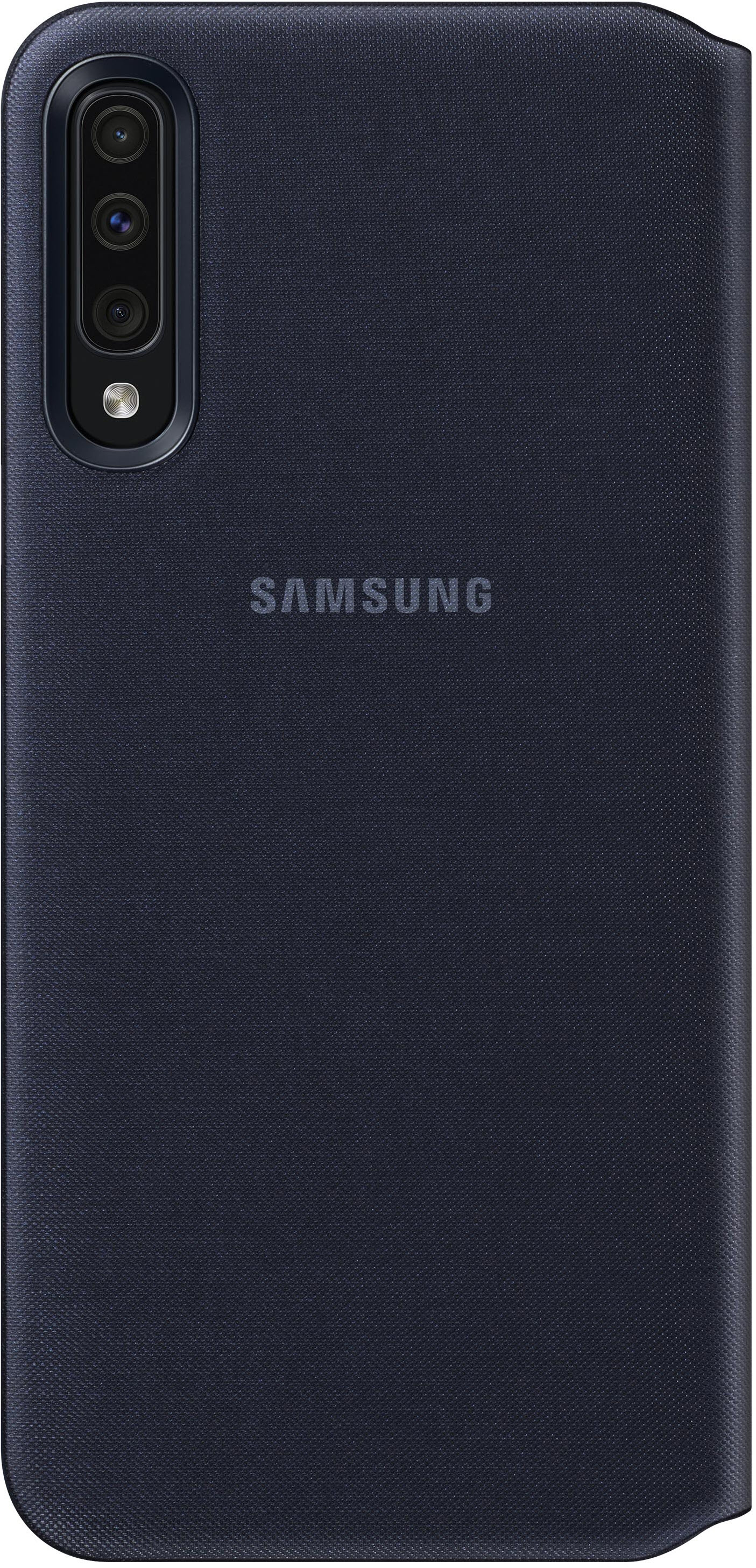 SAMSUNG Flip Cover mit Visitenkartenfach, Bookcover, Samsung, Galaxy A50, dunkel Blau