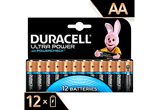 DURACELL Ultra Power Alkaline AA Batterien, 12er Pack (LR6/MX1500)