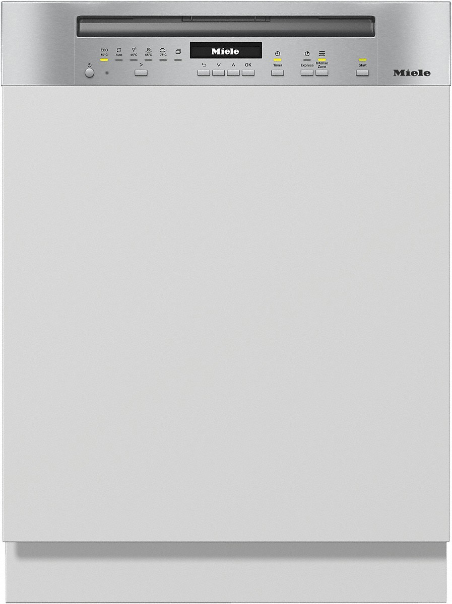 MIELE Integrierter Geschirrspüler Edelstahl Clean Steel G 7100 SCi Geschirrspüler (Einbaugerät, Besteckschublade, 598 mm breit, 43 dB(A), C, Edelstahl CleanSteel)