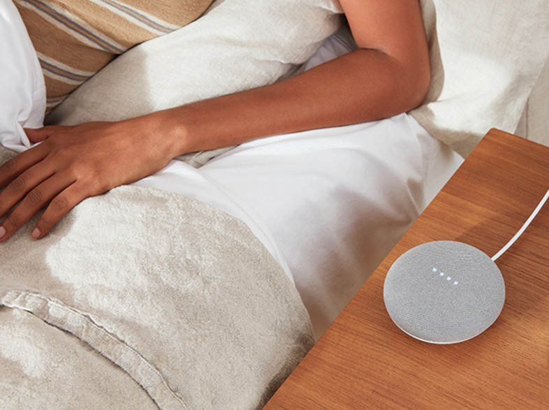 GOOGLE Home Mini  Smart Speaker, Kreide
