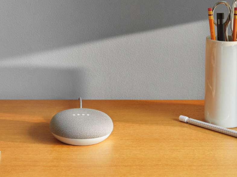 GOOGLE Home Mini  Smart Speaker, Kreide