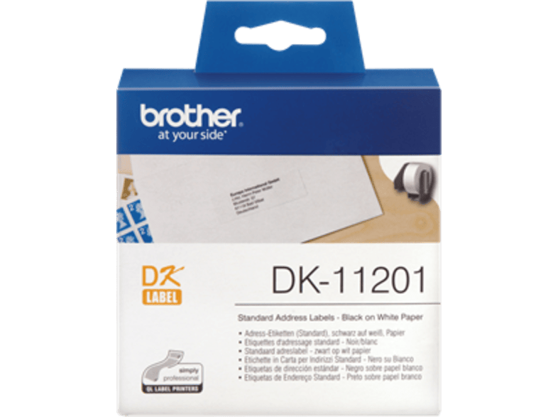 Citroen Schandalig Trouw BROTHER DK-11201 Adreslabels 29 x 90 mm (400 stuks) kopen? | MediaMarkt