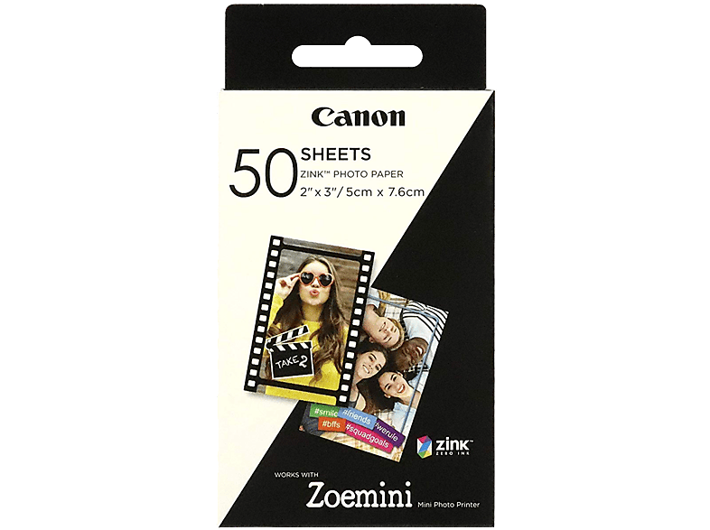 Canon Papier Photo Zink 50 Pièces (3215c002aa)