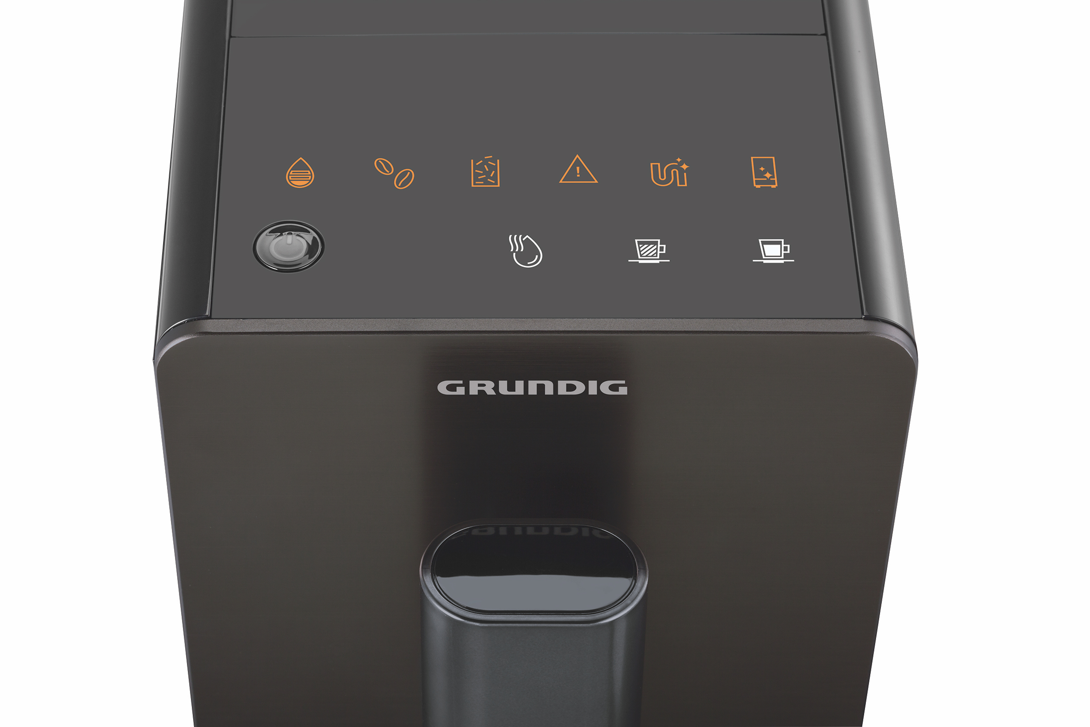 GRUNDIG KVA 4830 Kaffeevollautomat Dark Inox/Schwarz
