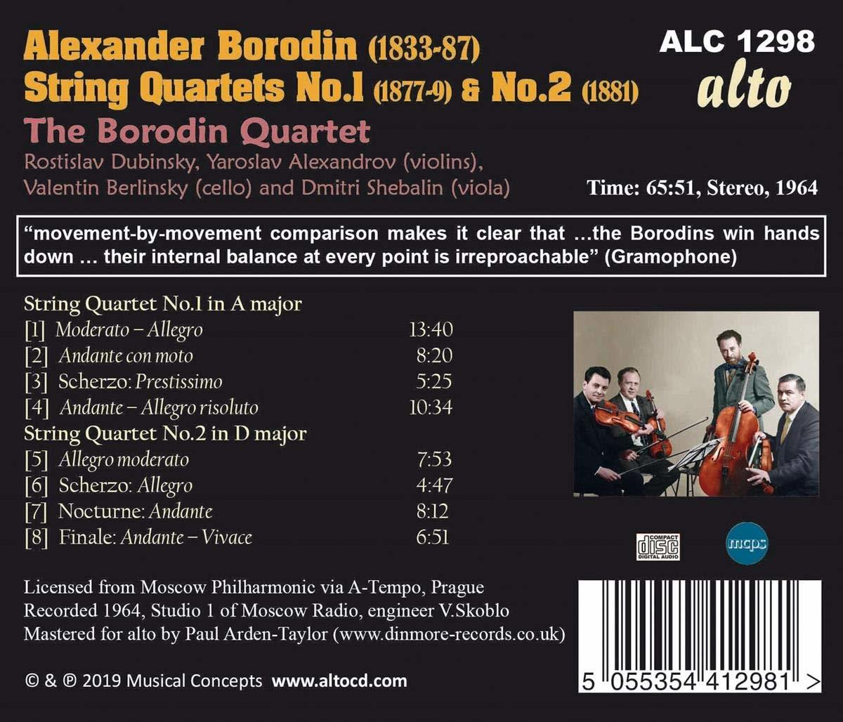 The Borodin Qaurtet - String Quartets Nos. 1 & 2  - (CD)