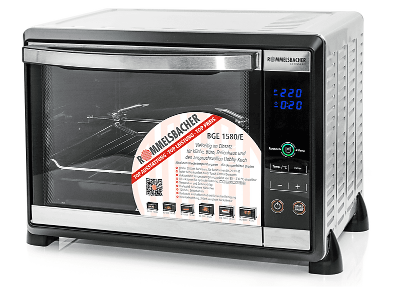 Rommelsbacher BGE 1580/E BGE 1580/E Minibackofen 30 l — Foto 5 von 5