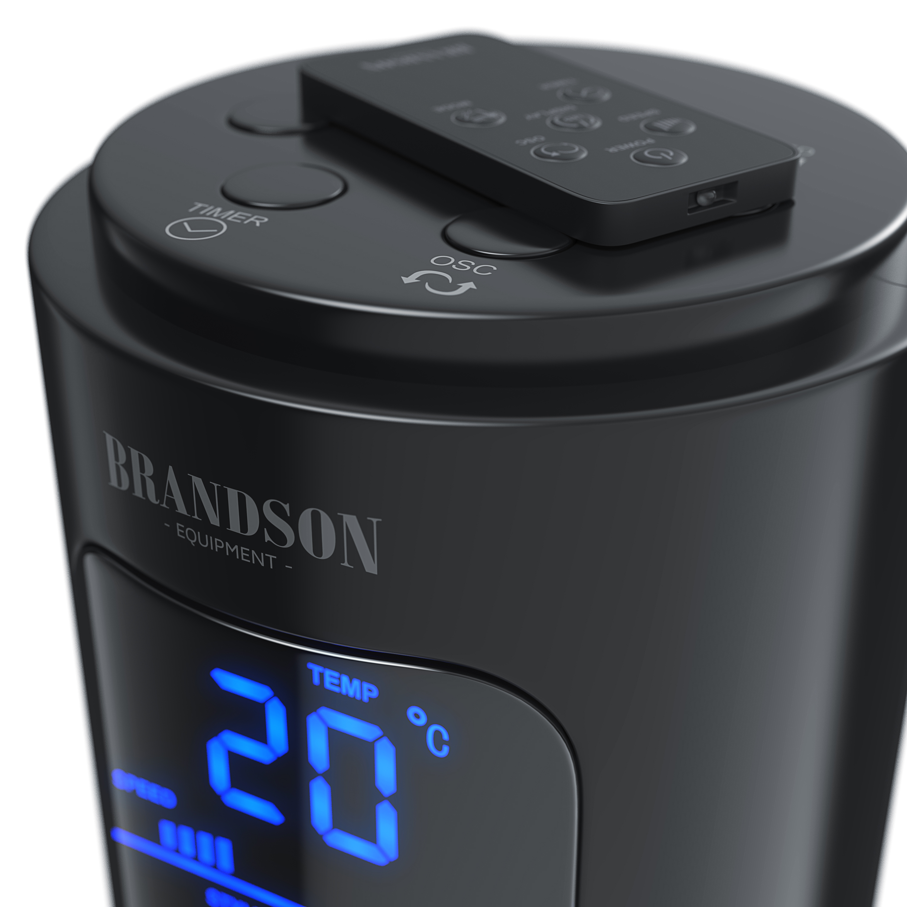 BRANDSON 303086 Turmventilator Schwarz (45 Watt)