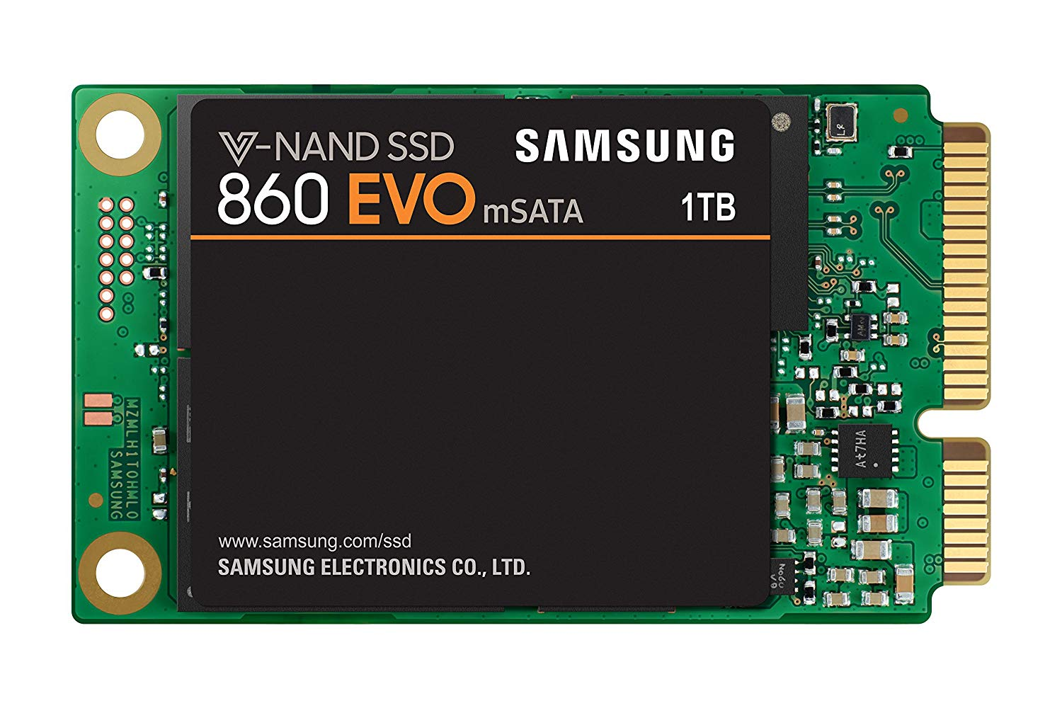 Disco Duro SSD 1 TB - Samsung 860 EVO, 1000 GB, mSATA Mini-SATA, Negro