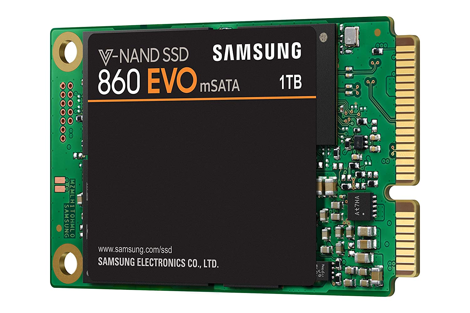 Disco Duro SSD 1 TB - Samsung 860 EVO, 1000 GB, mSATA Mini-SATA, Negro