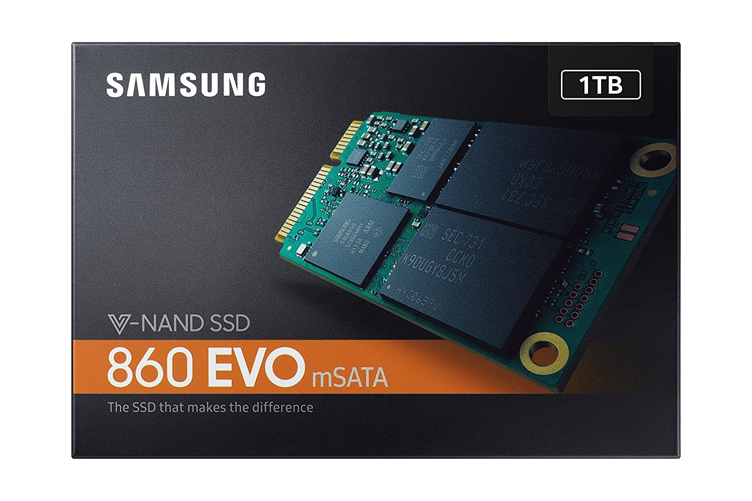 Disco Duro SSD 1 TB - Samsung 860 EVO, 1000 GB, mSATA Mini-SATA, Negro