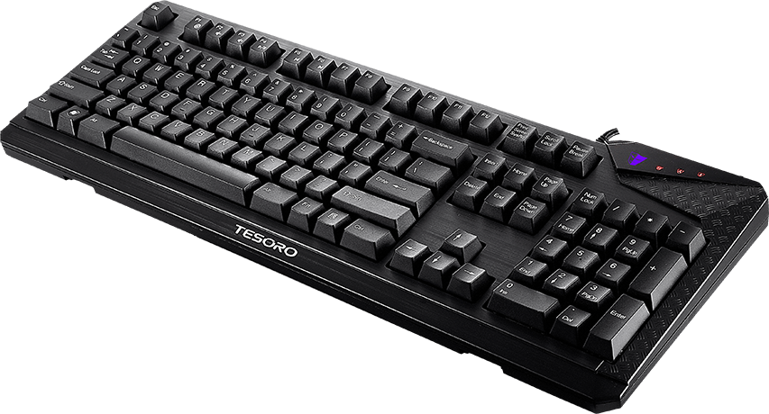 TESORO Durandal Mechanikus (Cherry MX Blue switch) gaming billentyűzet - fekete