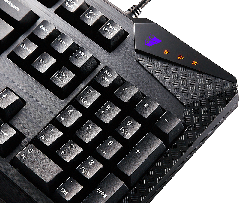 TESORO Durandal Mechanikus (Cherry MX Blue switch) gaming billentyűzet - fekete