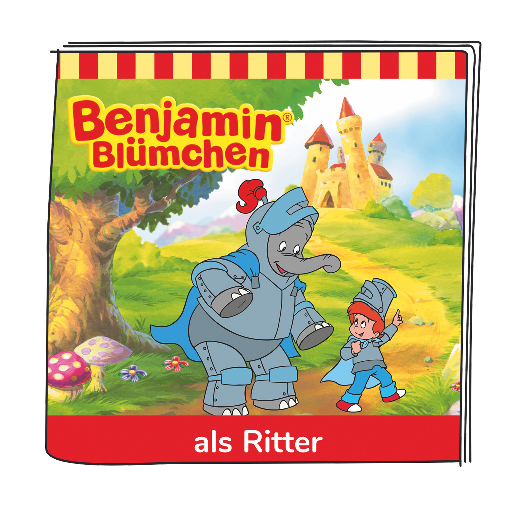 BOXINE Audiosystem Tonies Hörfigur Hörfigur Benjamin Blümchen Als Ritter 