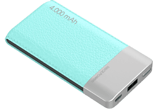 REALPOWER PB-4000 Lake Blue 4.000mAh Powerbank (RP 282248) - kék