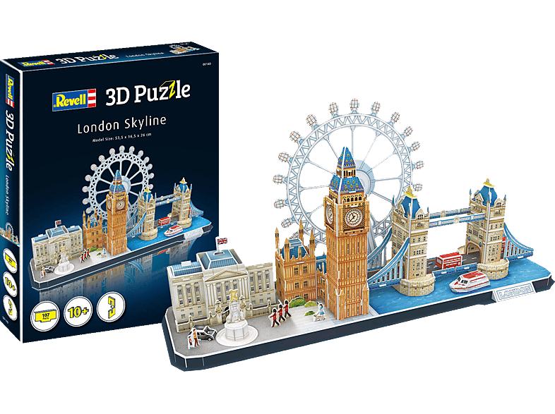 REVELL London Skyline 3D Puzzle, Mehrfarbig