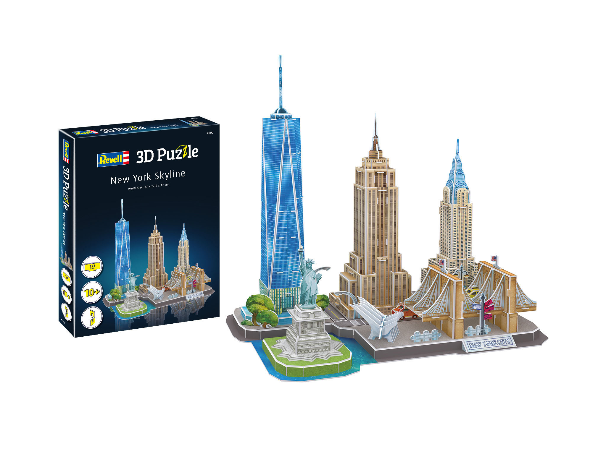 REVELL New Yorker Skyline 3D Puzzle, Mehrfarbig
