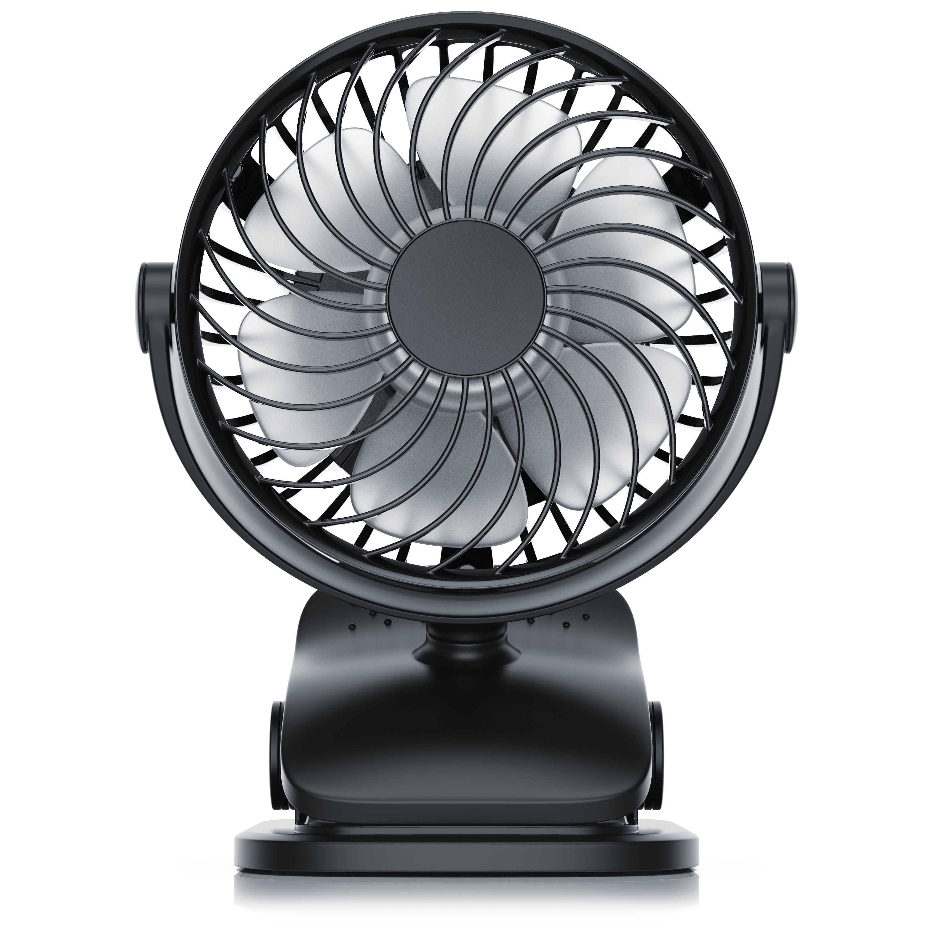 CSL 303158 USB Clip Tischventilator Schwarz (4,5 Watt)