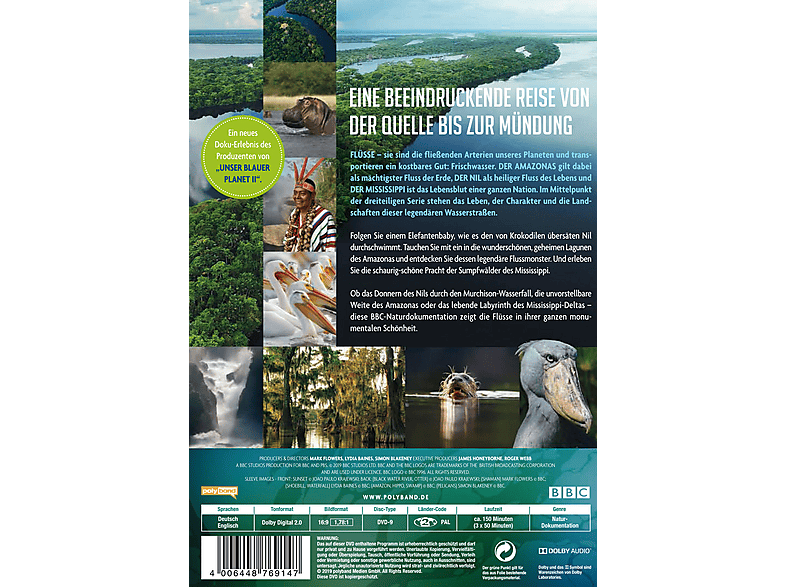 Thumbnail - Die größten Flüsse der Erde DVD