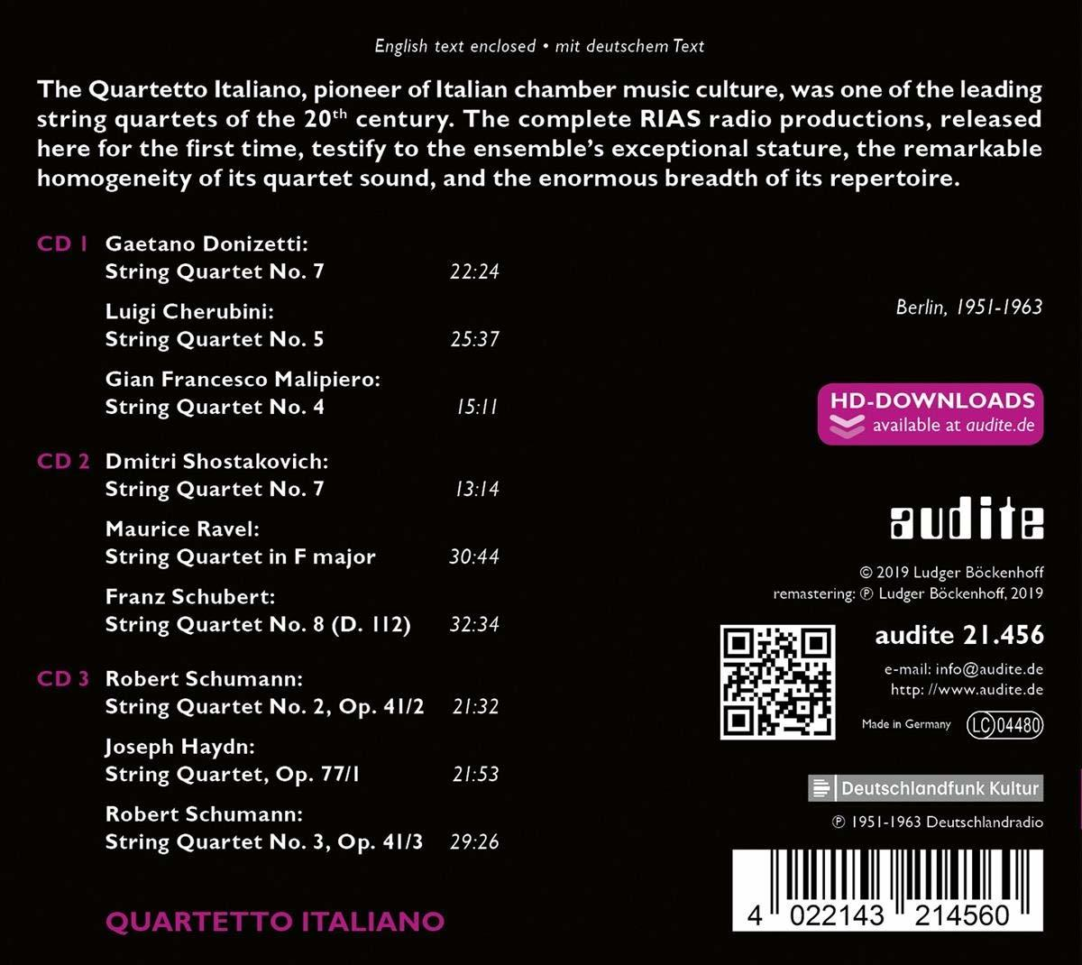 The Quartetto Italiano - The Complete RIAS Recordings  - (CD)