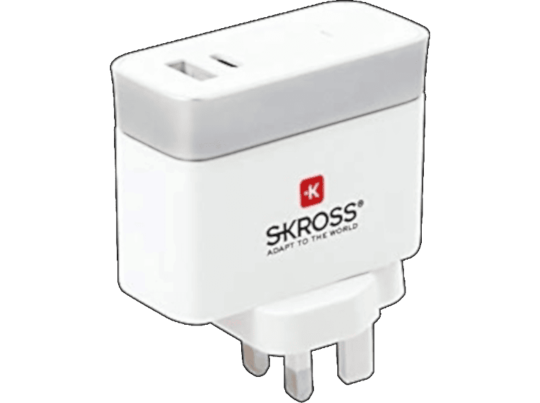 SKROSS Netlader USB-A / USB-C UK Plug (2800132)