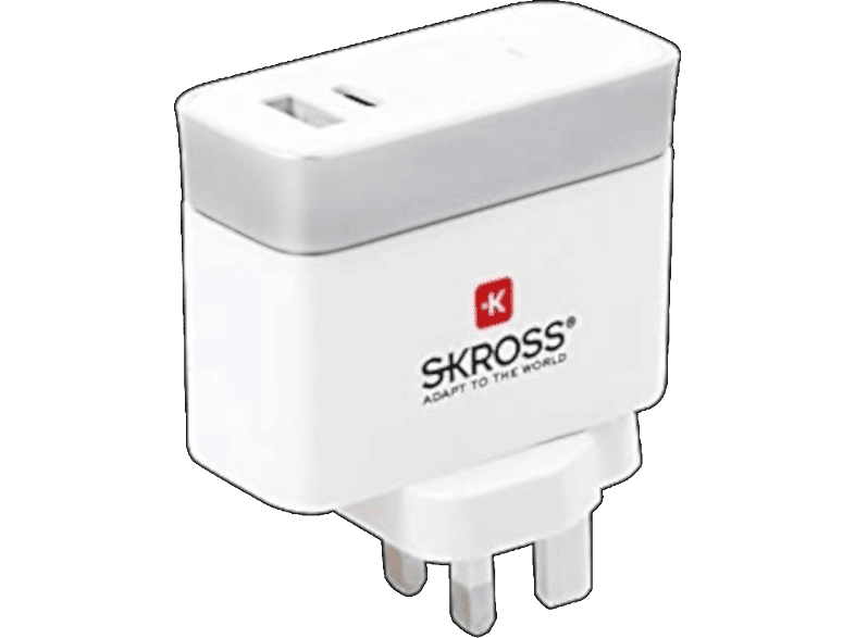 Skross Netlader Usb-a/usb-c Verenigd Koninkrijk (uk) Plug