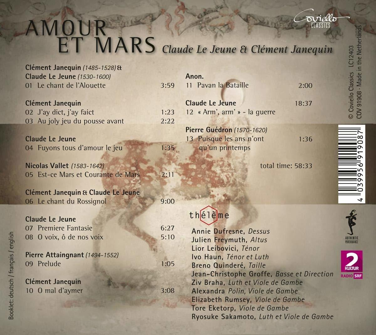Thélème - Amour Et Mars  - (CD)