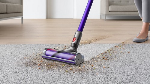 Aspirador escoba - Dyson V11 Animal Plus, 0.76 L, 14 ciclones, Autonomía 60 minutos, Lila