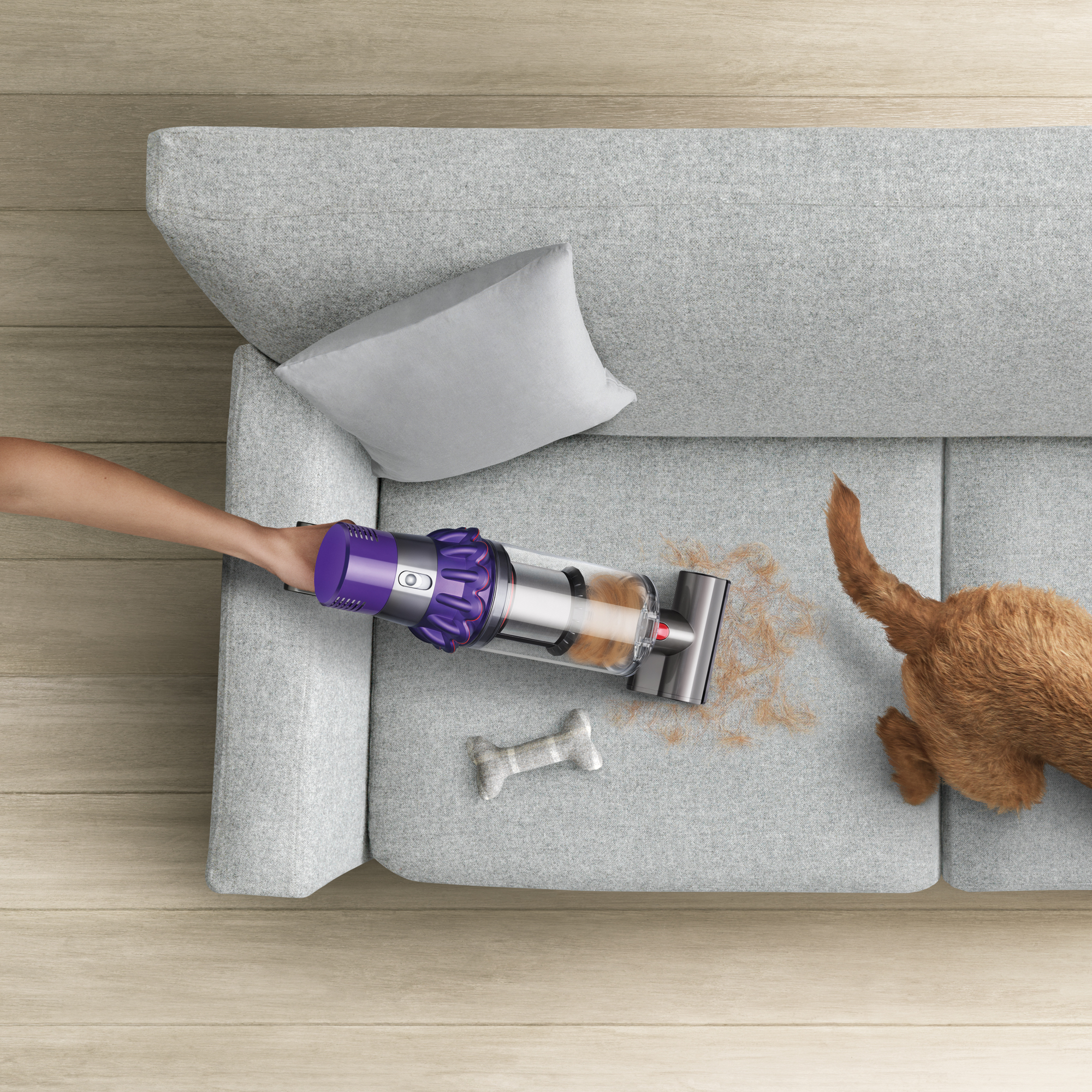 DYSON V10 Animal - Steelstofzuiger incl. kruimelzuiger - Accuduur 60 min - Max zuigvermogen 151 W - Paars