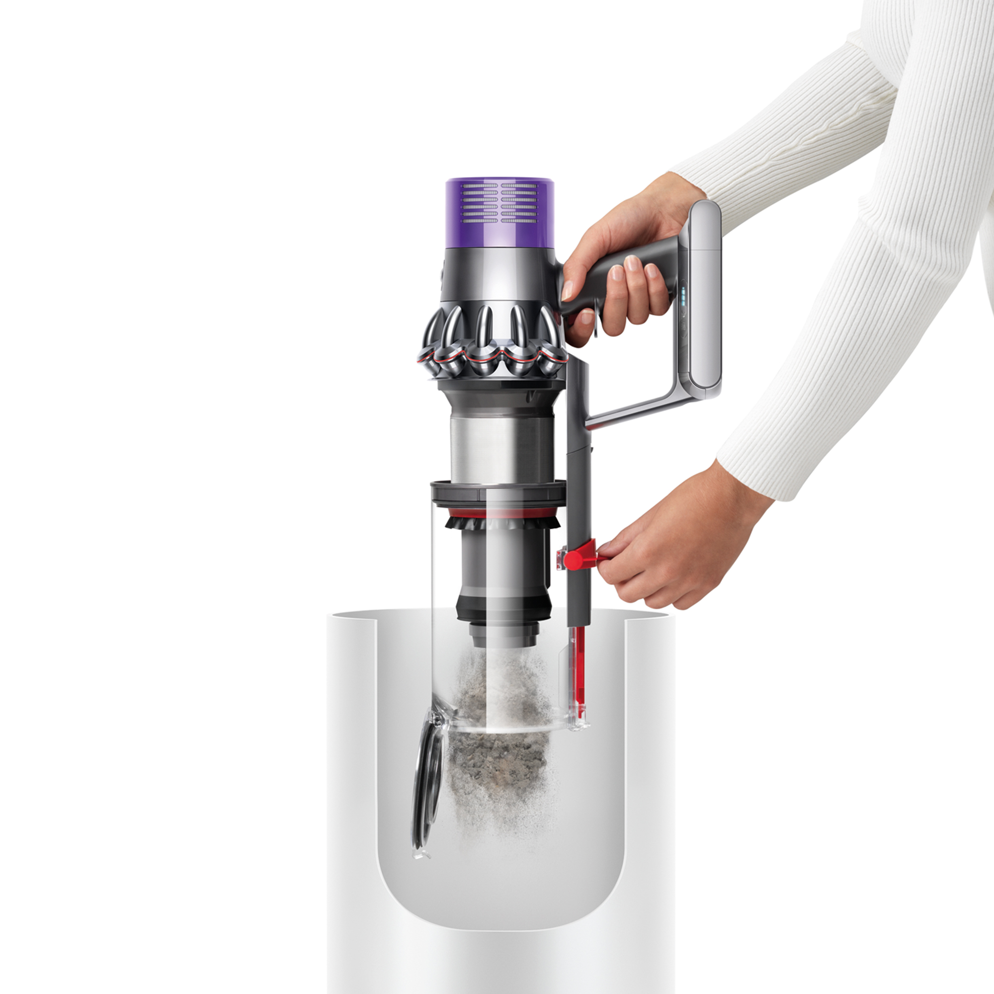 DYSON V10 Animal - Steelstofzuiger incl. kruimelzuiger - Accuduur 60 min - Max zuigvermogen 151 W - Paars