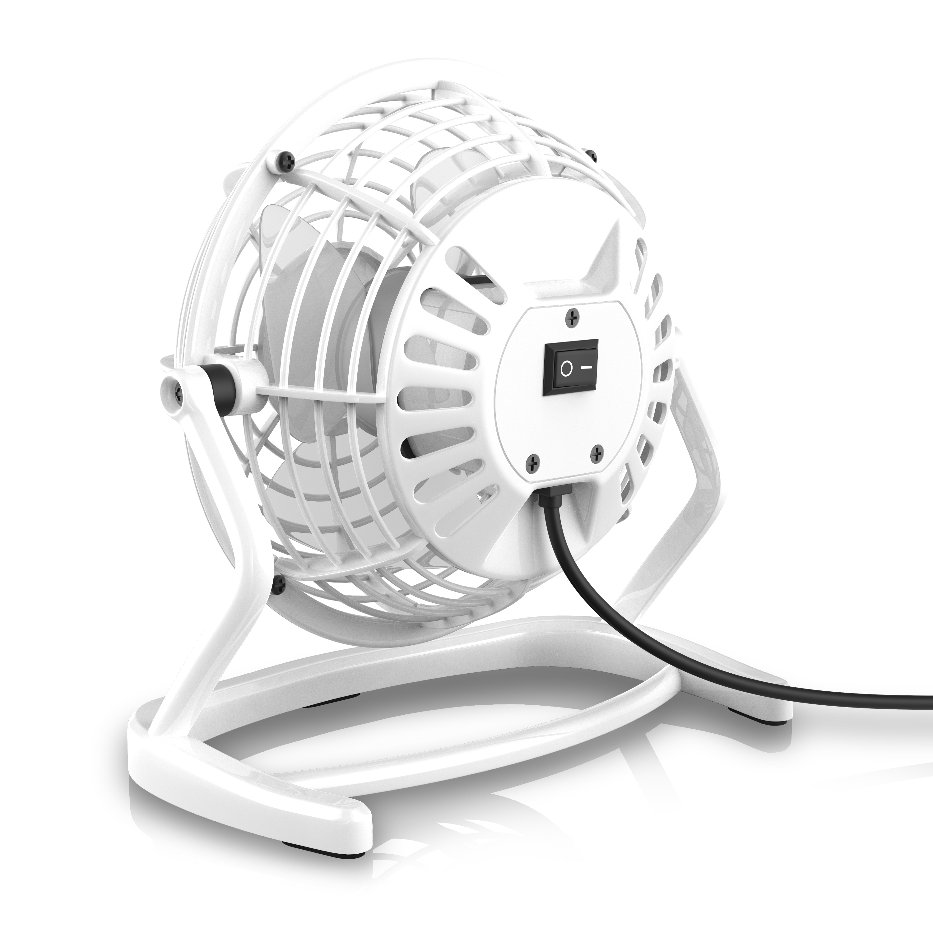 CSL 300434 USB Tischventilator Weiß 
