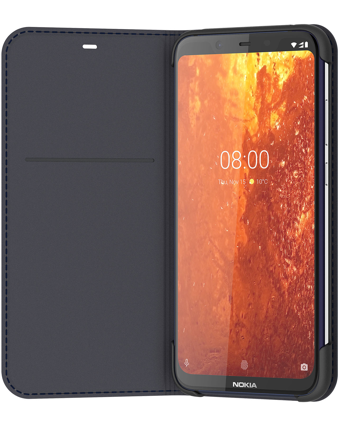 NOKIA CP-281, Bookcover, Nokia, 8.1, Dunkelblau