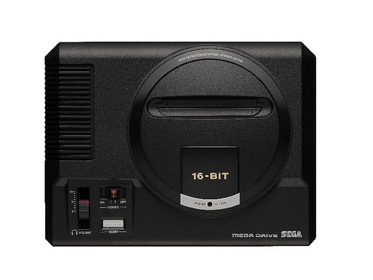 Consola - SEGA Mega Drive Mini, 42 juegos, 2 mandos, Negro