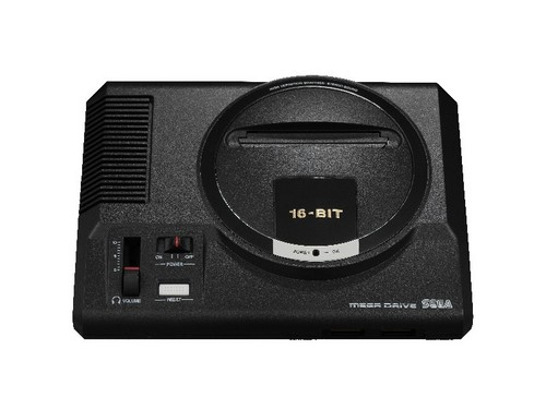 Consola - SEGA Mega Drive Mini, 42 juegos, 2 mandos, Negro
