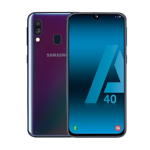 Samsung Galaxy A40 4gb 64 negro libre 5.9 samoled fhd+ 1.8 ghz 464gb 2516+5mpx 3.100 1499 cm 59“ 644gb octacore smartphone 4gb64gb 4+64gb pantalla doble dualsim 4 ram full hd+ exynos 3100 64gb 16 7904 59 sma405f