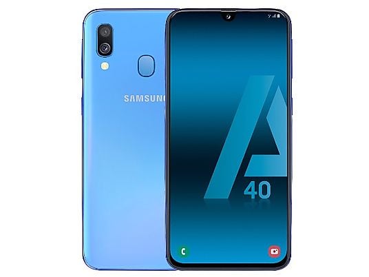 Móvil - Samsung Galaxy A40, Azul, 64 GB, 4 GB RAM, 5.9", Samsung Exynos, 3100 mAh, Android