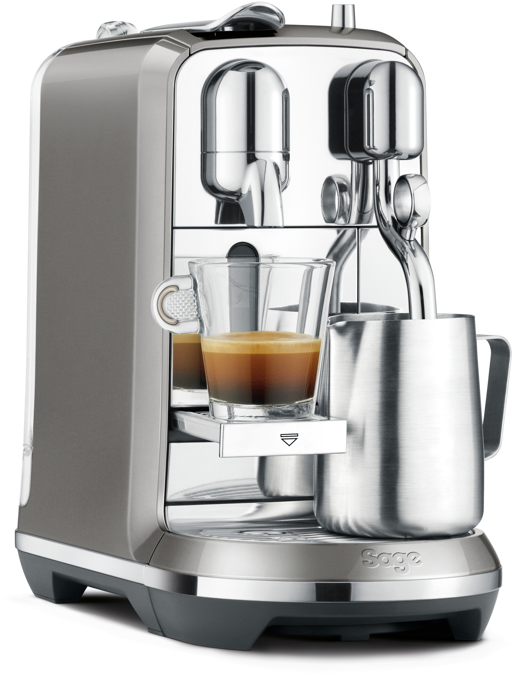 SAGE  Creatista Plus Smoked Hickory - Capsulemachine - Grijs