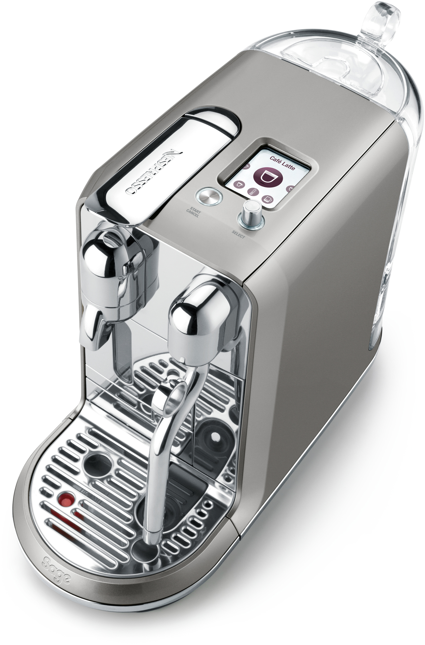 SAGE  Creatista Plus Smoked Hickory - Capsulemachine - Grijs