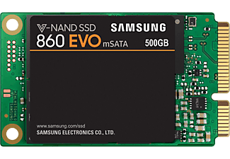 SAMSUNG 860 EVO 500GB SATA mSATA belső Solid State Drive (SSD) (MZ-M6E500)