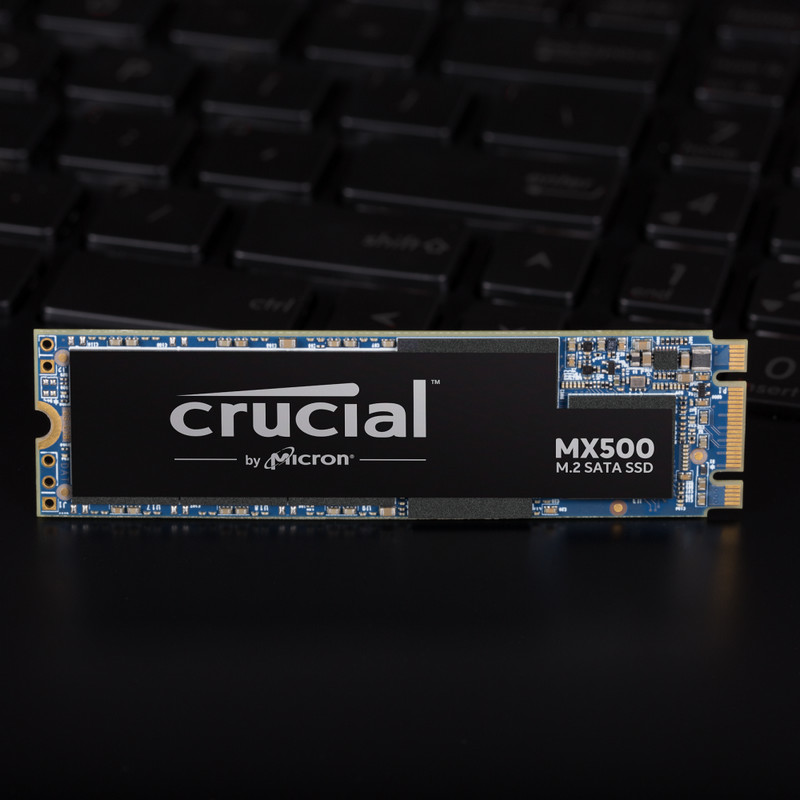 Disco duro SSD 500 GB - Crucial MX500 M.2, Interno, Lectura 560 MB/s
