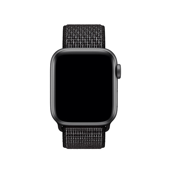 APPLE Nike Sport Loop, Ersatzarmband, Schwarz