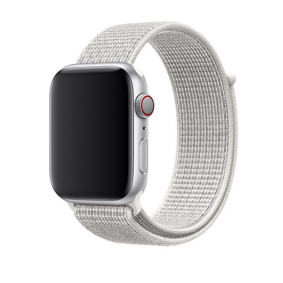 APPLE Nike Sport Loop, Ersatzarmband, Summit White