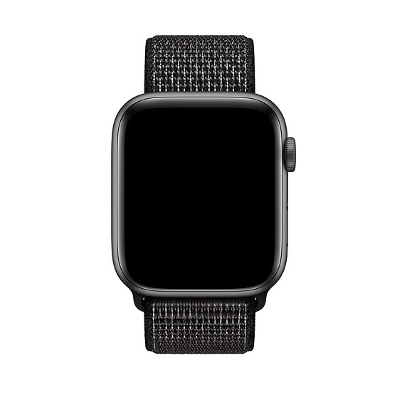 APPLE Nike Sport Loop, Ersatzarmband, Schwarz