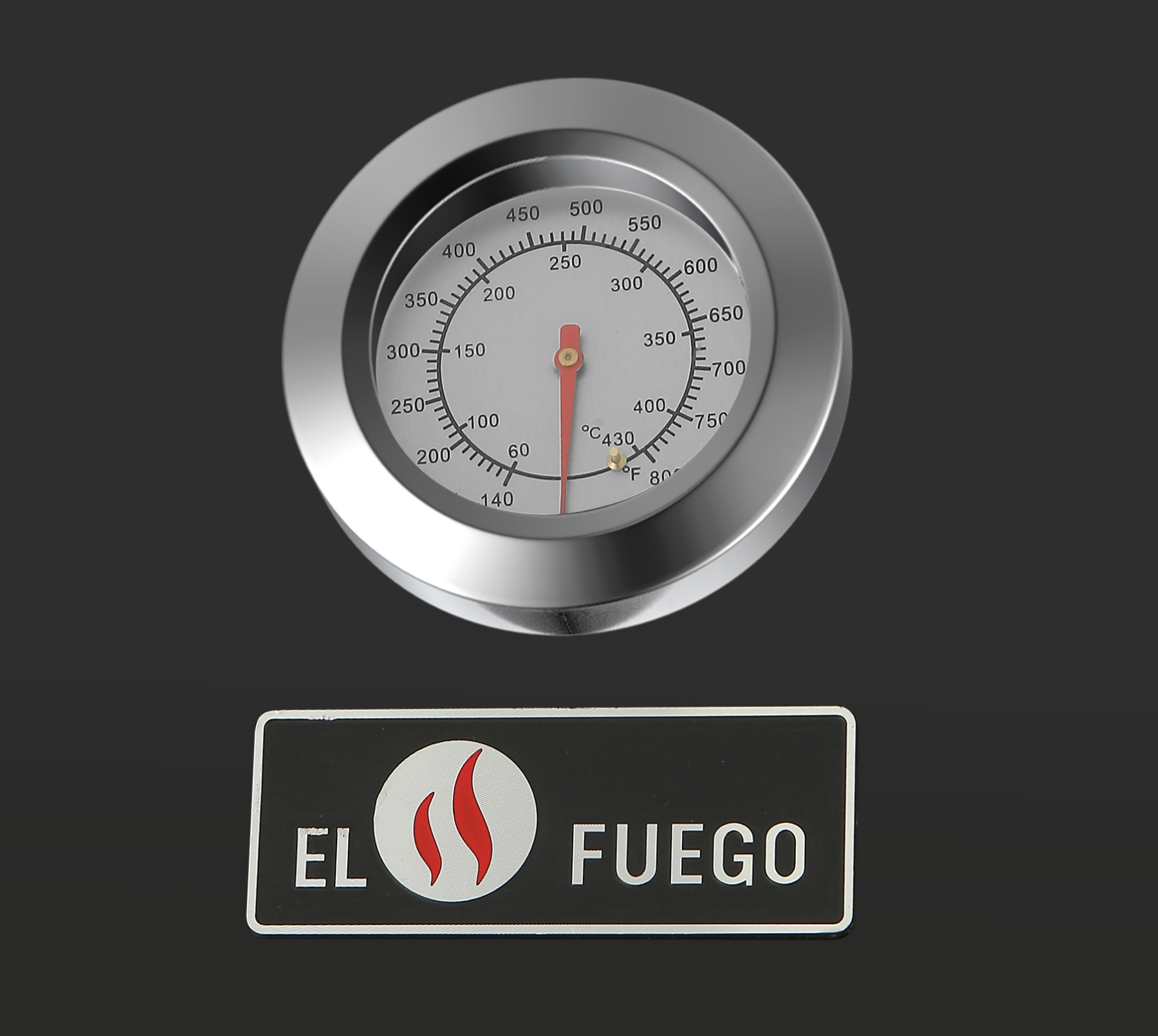 EL FUEGO AY 576 Burlington Gasgrill, Schwarz (14500 Watt)