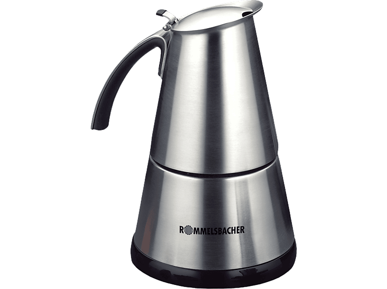 ROMMELSBACHER EKO 364 E Espressokocher Edelstahl/Schwarz