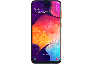 SAMSUNG Galaxy A50 128 GB DualSIM Narancssárga kártyafüggetlen okostelefon (SM-A505)