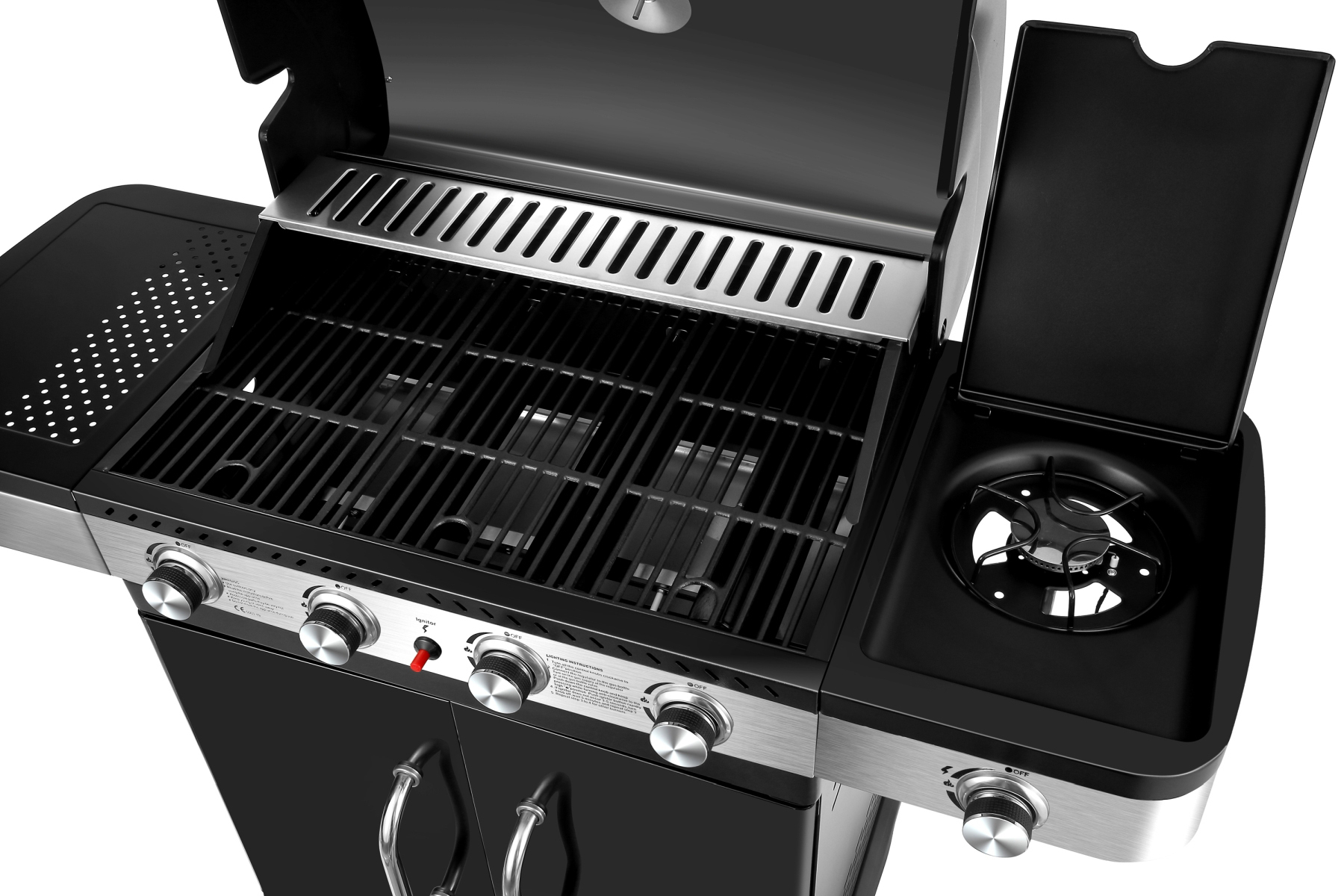 EL FUEGO AY 576 Burlington Gasgrill, Schwarz (14500 Watt)