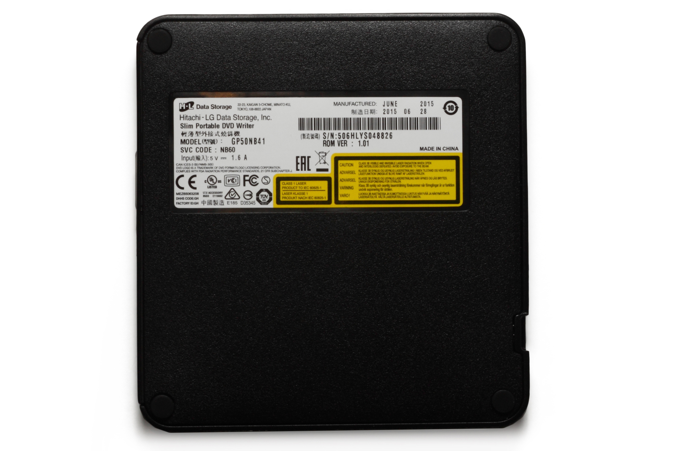 HITACHI-LG GP50NB41 extern DVD Brenner
