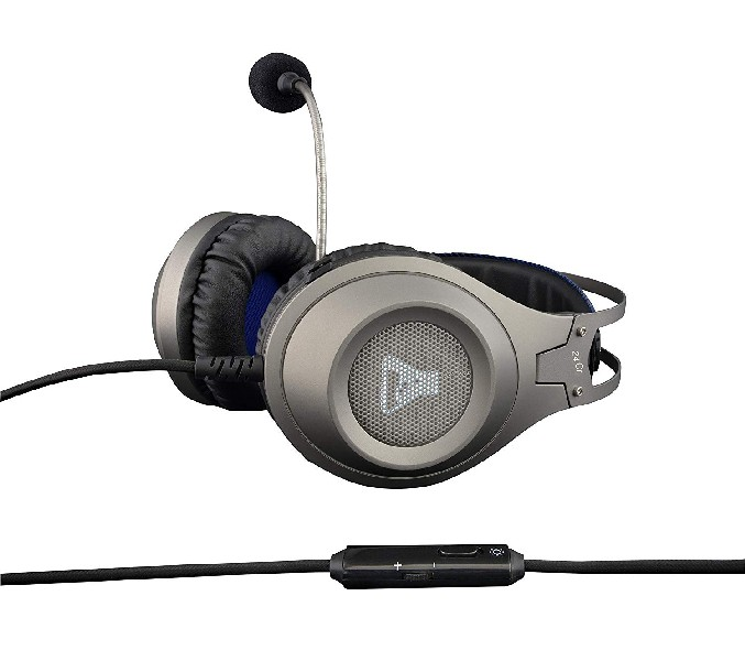 Auriculares gaming - The G-Lab gaming Headset, Compatible PC, PS4, Xbox One, Xbox One X, Plata