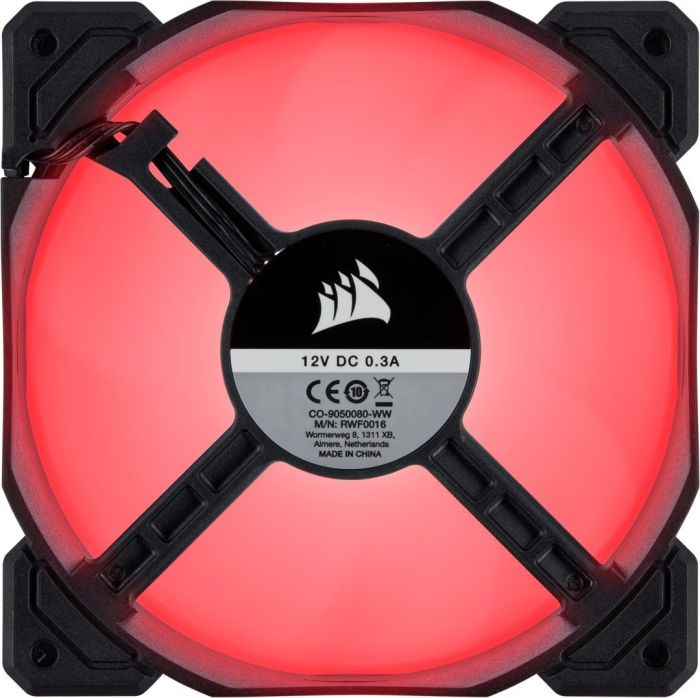 CORSAIR Lüfter Air Series LED Red AF120, 120 mm (CO-9050080-WW)